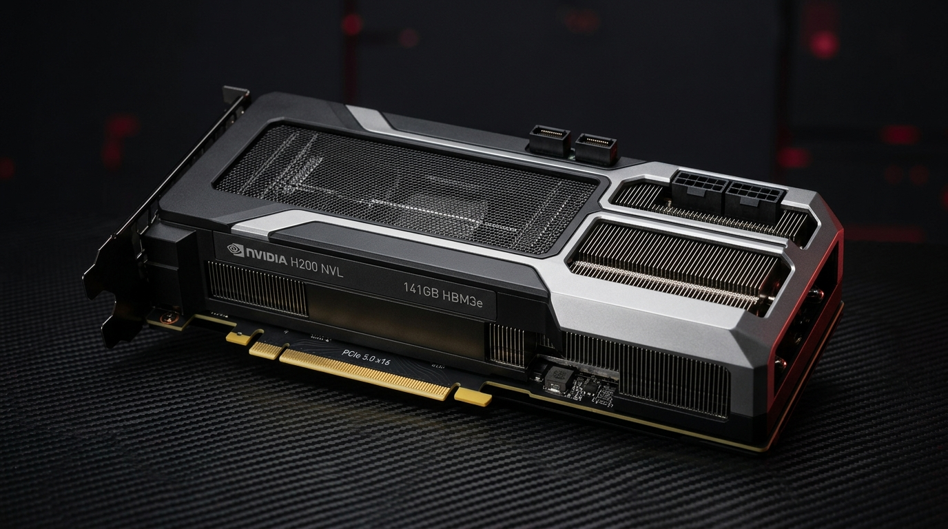 NVIDIA H200 NVL 141GB PCIe Dual-Slot Enterprise AI Accelerator